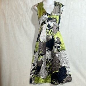 TED BAKER FLORAL DRESS SILK SIZE 2